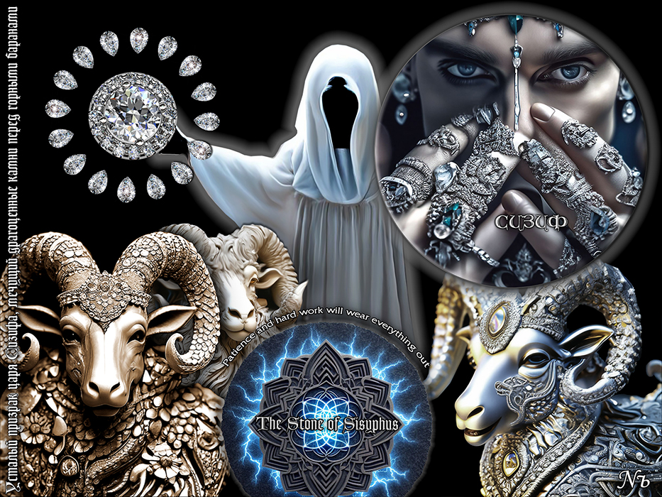Nozhelman. Усталый призрак царя Сизифа, мечущий драгоценные камни перед горными баранами